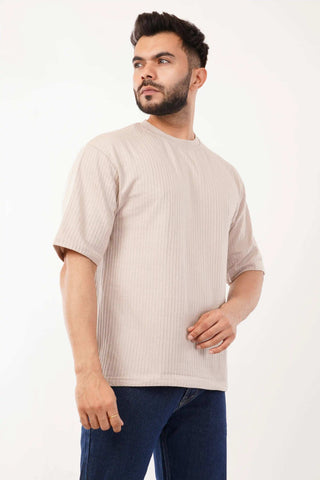 CREAM MODERN CLASSIC OVERSIZED T-SHIRT