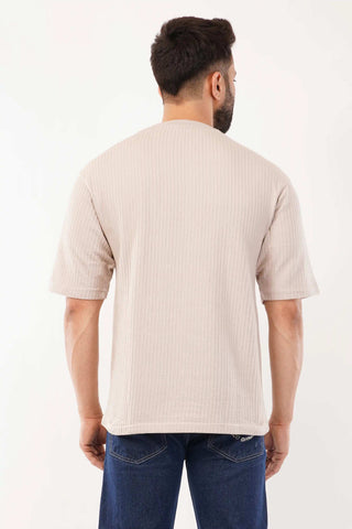 CREAM MODERN CLASSIC OVERSIZED T-SHIRT