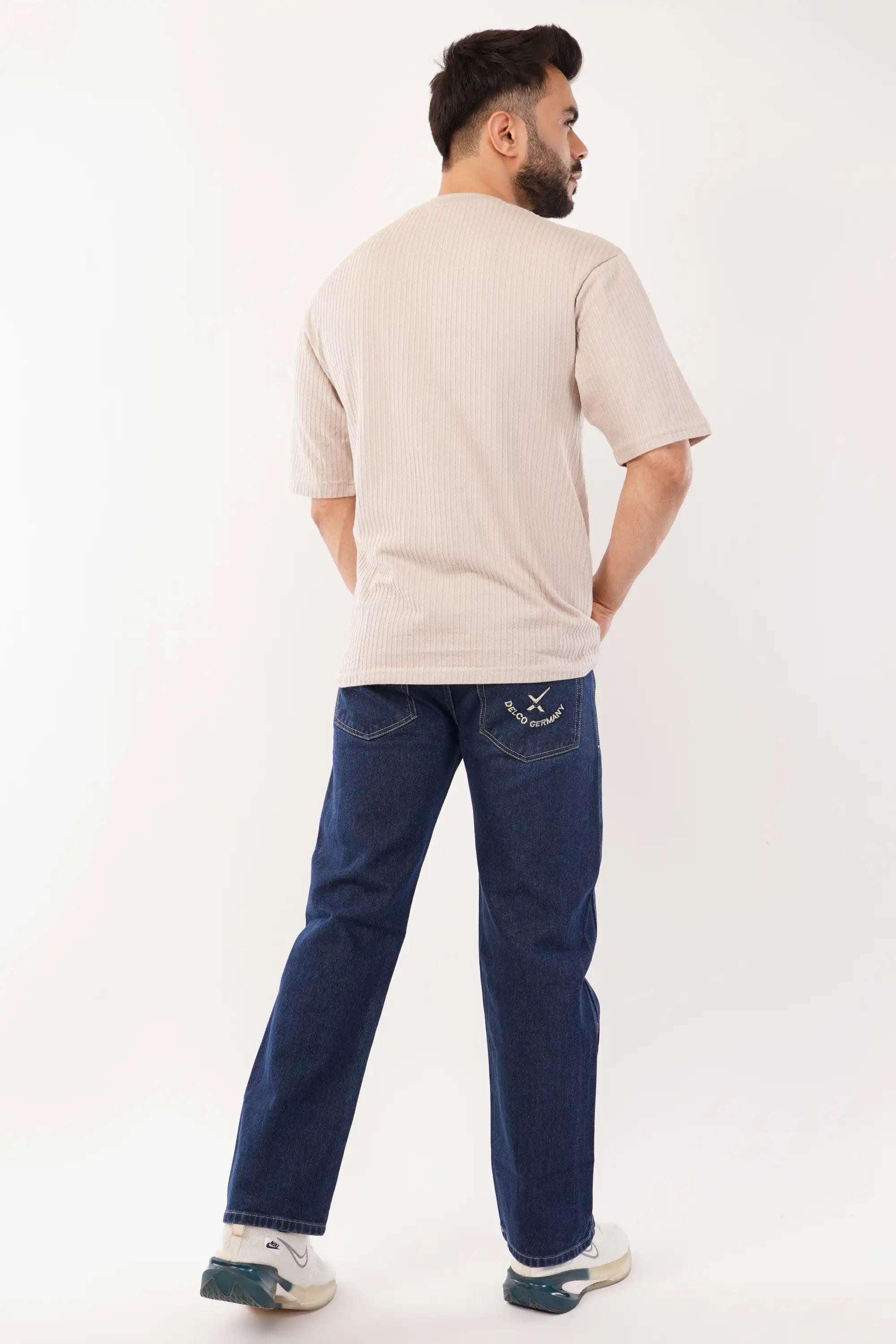 CREAM MODERN CLASSIC OVERSIZED T-SHIRT
