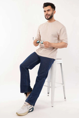 CREAM MODERN CLASSIC OVERSIZED T-SHIRT